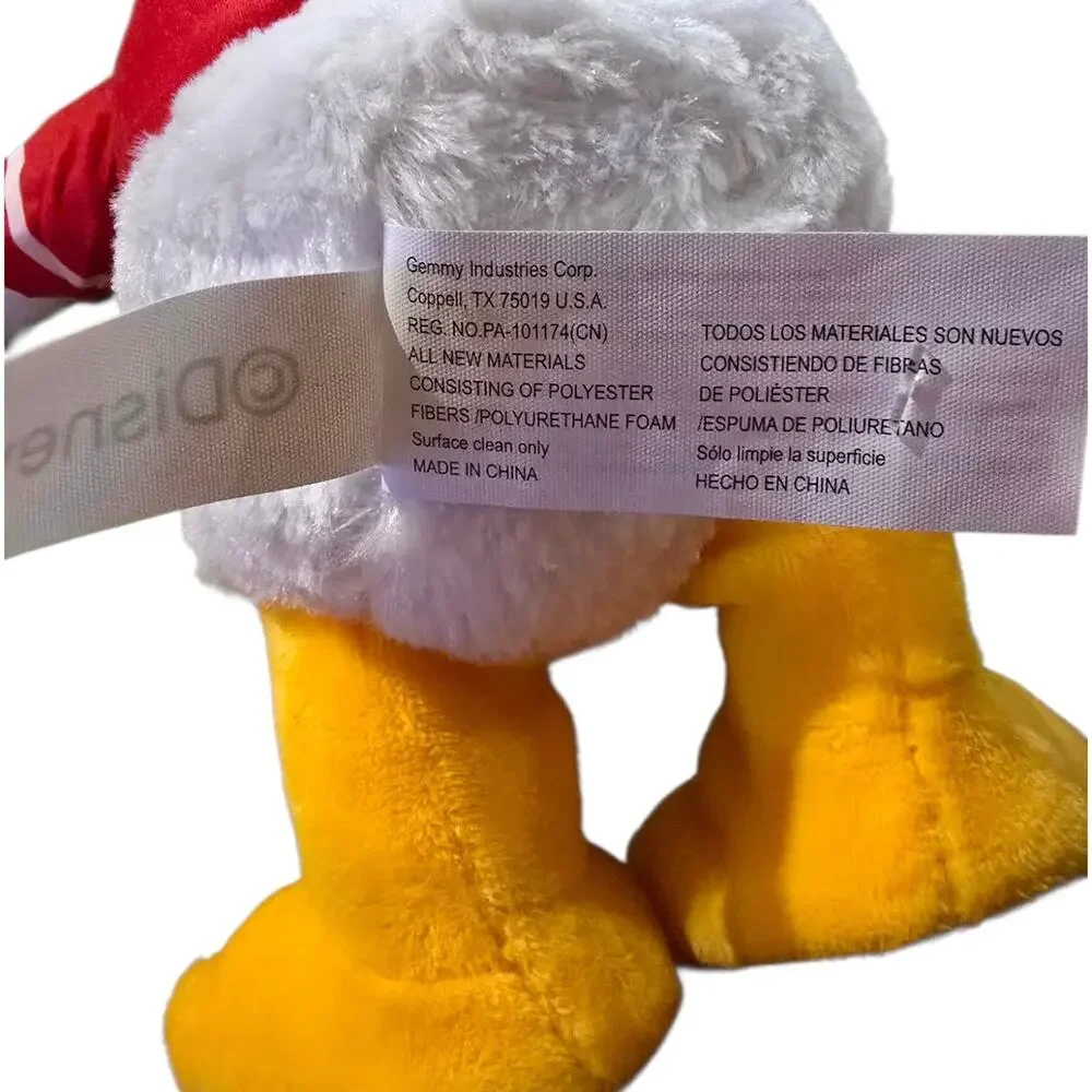 Gemmy Disney Donald Duck Animated Plush Christmas Deck the Halls Sings & Dances
